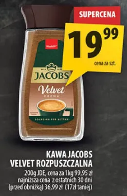 Kawa Jacobs Velvet rozpuszczalna promocja w Arhelan