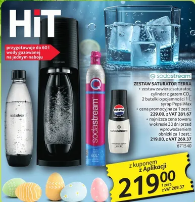 Zestaw saturator SodaStream Terra promocja w Selgros