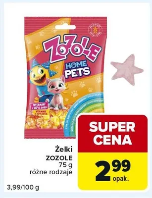 Żelki ZOZOLE promocja w Carrefour Express