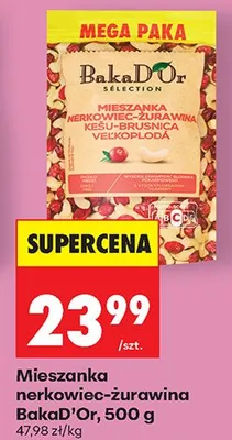 Mieszanka nerkowiec-żurawina, 500 g promocja w Biedronka