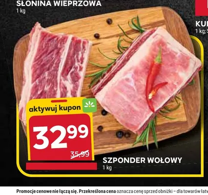 Szponder wołowy promocja w Stokrotka