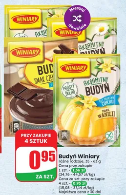 Budyń smak czekoladowy Winiary promocja w Dino