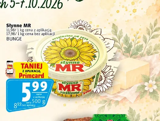 Margaryna Słynne MR promocja w Prim Market