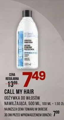 Odżywka do włosów promocja w Drogerie Natura