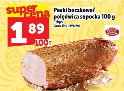 Paski boczkowo/polędwica sopacka promocja w TOPAZ
