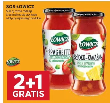 Sos Spaghetti z pastą pomidorową lub Sos Sódko-Kwaśny promocja w Stokrotka