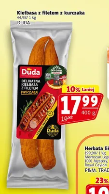 Kiełbasa z filetem z kurczaka DUDA promocja w Prim Market