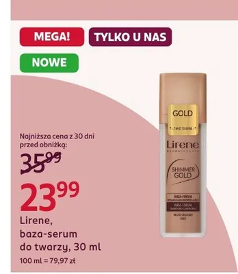 Baza-serum do twarzy promocja w Rossmann