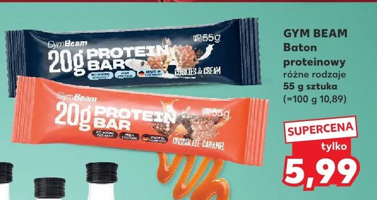 Baton proteinowy Gym Beam promocja w Kaufland