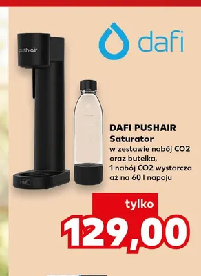 Saturator Dafi PushAir promocja w Kaufland