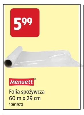 Folia spożywcza 29 cm Menuett promocja w Jula