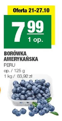 Borówka amerykańska promocja w SPAR