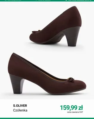 Czółenka S.Oliver promocja w Deichmann