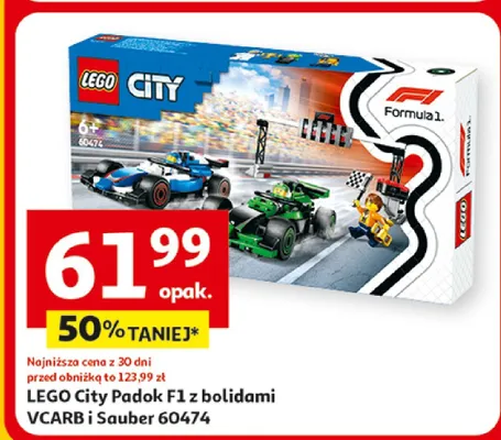 Padok F1 z bolidami VCARB i Sauber 60474 promocja w Auchan