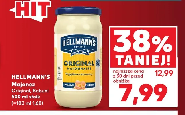 Majonez Babuni Hellmann's promocja w Kaufland