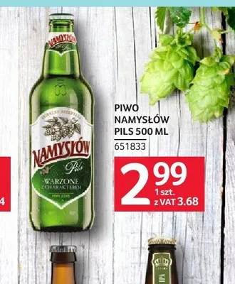 Piwo Namysłów Pils promocja w Selgros