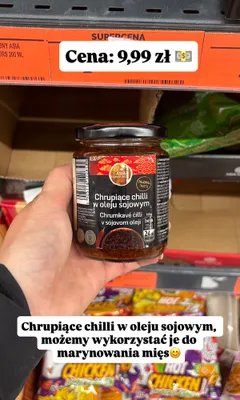 Chrupiące chilli w oleju sojowym Asia Flavours promocja w Biedronka