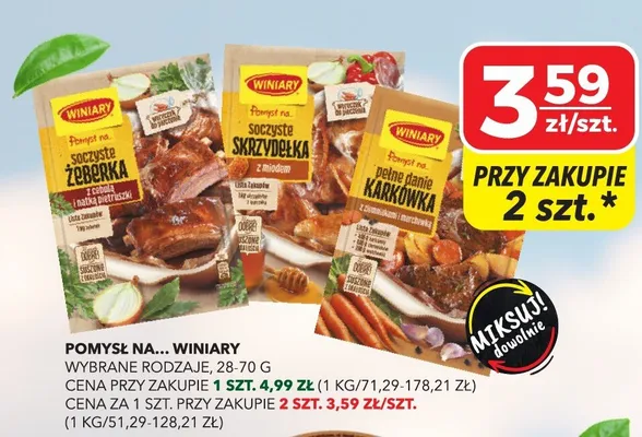 Pomysł na... danie obiadowe z kurczakiem, z wieprzowiną, z wołowiną promocja w Top Market
