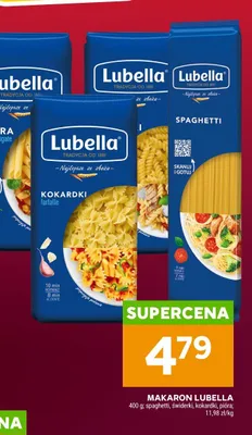 Makaron Lubella świderki promocja w Stokrotka