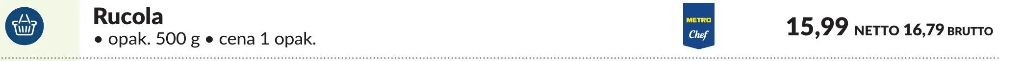 Rucola promocja w Makro
