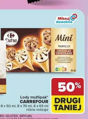 Lody multipak Carrefour promocja w Carrefour