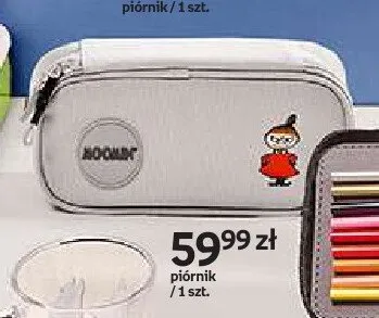 Piórnik Moomin szary z Małą Mi promocja w Empik