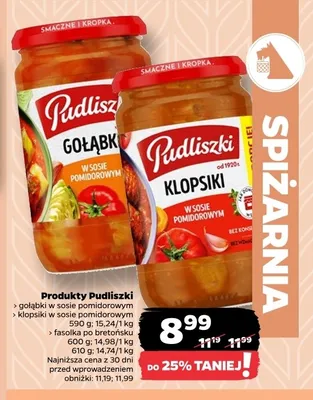 Klopsiki w sosie pomidorowym Pudliszki promocja w Netto