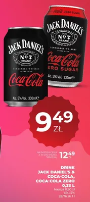 Drink Jack Daniel's & Coca-Cola promocja w Duży Ben