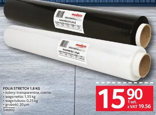 Folia stretch 1,8 kg promocja w Selgros