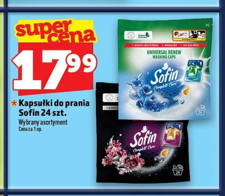 Kapsułki do prania Sofin promocja w TOPAZ