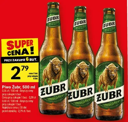 Piwo Żubr promocja w Twój Market