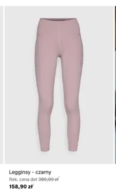 Legginsy New Balance czarny promocja w Lounge by Zalando