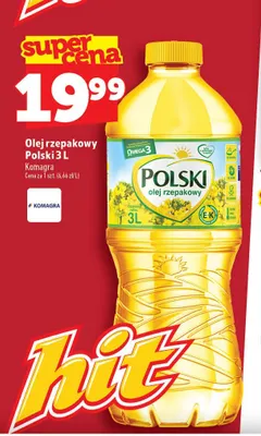 Olej rzepakowy Polski Komagra promocja w TOPAZ