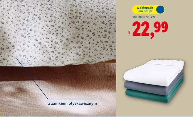 Prześcieradło jersey z gumką 160 x 200 cm Faro promocja w Lidl