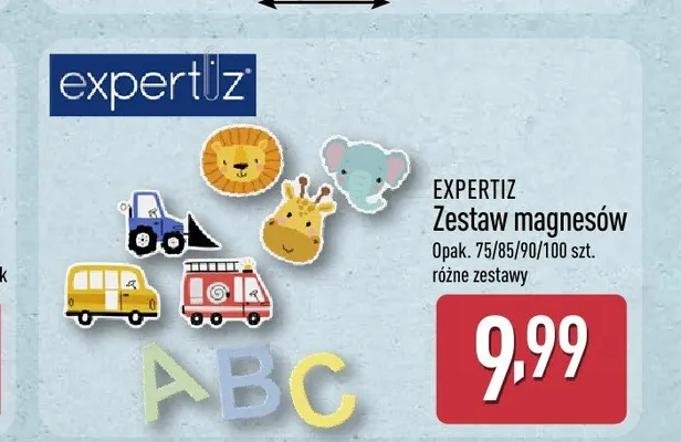 Zestaw magnesów Expertiz promocja w Aldi