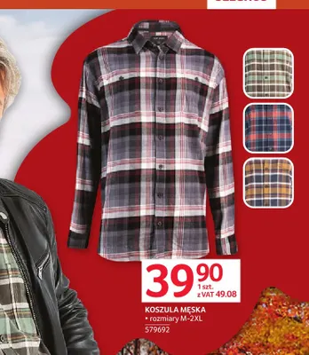 Koszula flanelowa męska promocja w Selgros