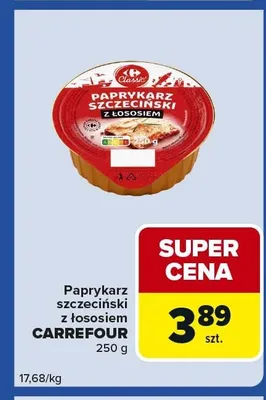Paprykarz szczeciński z łososiem promocja w Carrefour Express