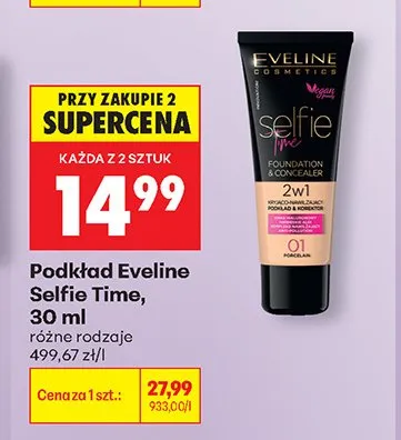 Podkład Eveline Selfie Time promocja w Biedronka