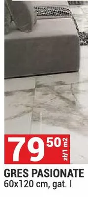 Gres PASIONATE 60x120cm gat. I rektyfikowany polerowany promocja w Merkury Market