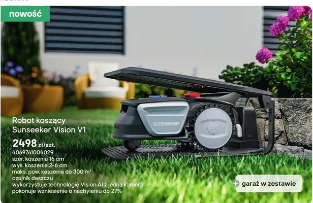 Robot koszący Sunseeker Vision V1 promocja w Castorama