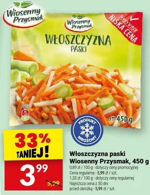 Włoszczyzna paski Wiosenny Przysmak promocja w Twój Market
