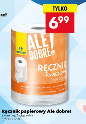 Ręcznik papierowy giga rolka promocja w LEWIATAN