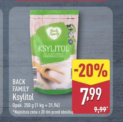 Ksylitol Back Family promocja w Aldi