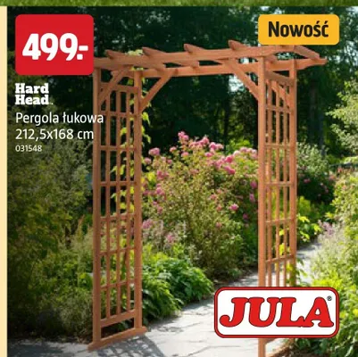 Pergola łukowa Hard Head promocja w Jula
