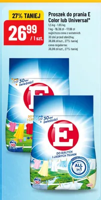 Proszek do prania E promocja w POLOmarket