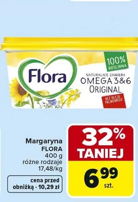 Margaryna Flora Original promocja w Carrefour Market