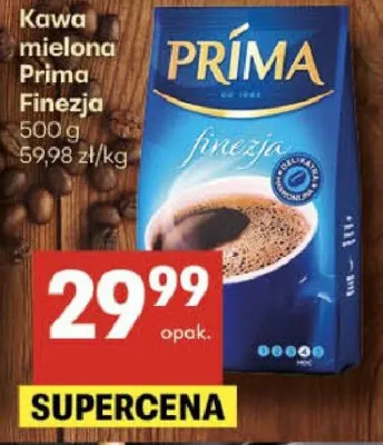 Kawa mielona Finezja promocja w Delikatesy Centrum