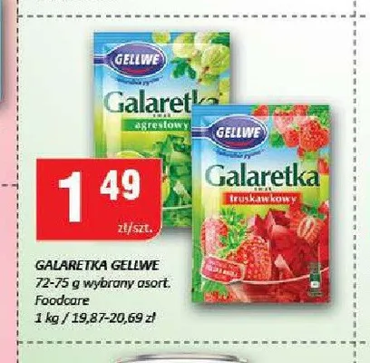 Galaretka Gellwe Foodcare promocja w Chorten