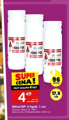 Wkład WP-4 Ognik promocja w Twój Market