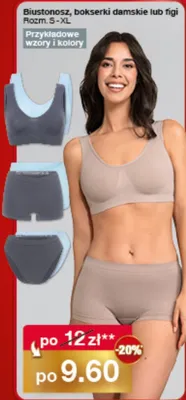 Biustonosz, bokserki damskie lub figi promocja w Woolworth